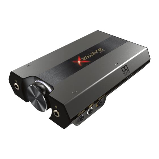 사운드블라스터X G6
